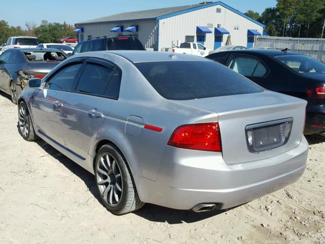 19UUA66205A055738 - 2005 ACURA TL SILVER photo 3