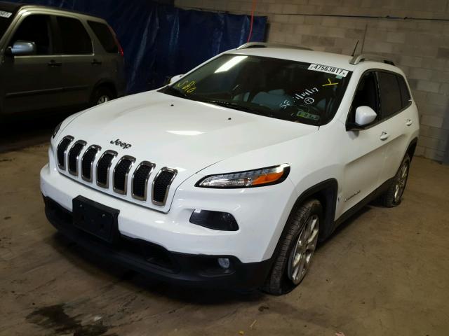 1C4PJLCS1EW115494 - 2014 JEEP CHEROKEE L WHITE photo 2