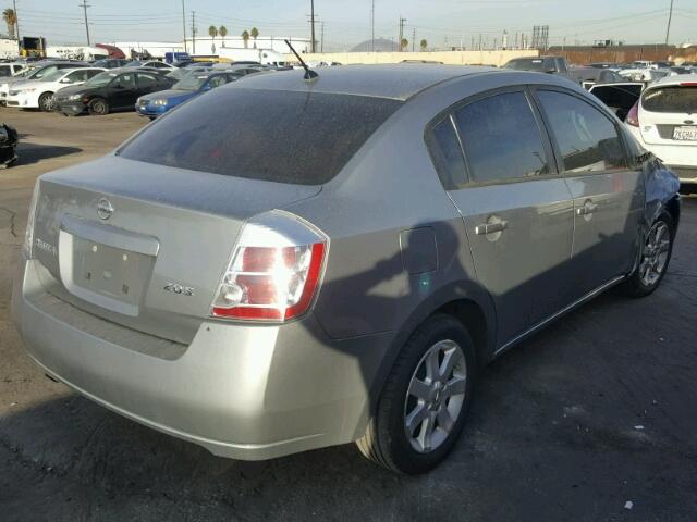 3N1AB61E67L603949 - 2007 NISSAN SENTRA 2.0 SILVER photo 4