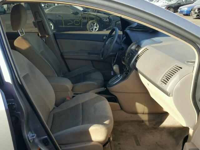 3N1AB61E67L603949 - 2007 NISSAN SENTRA 2.0 SILVER photo 5