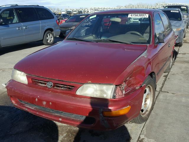 1NXBA02E0VZ518071 - 1997 TOYOTA COROLLA BA RED photo 2