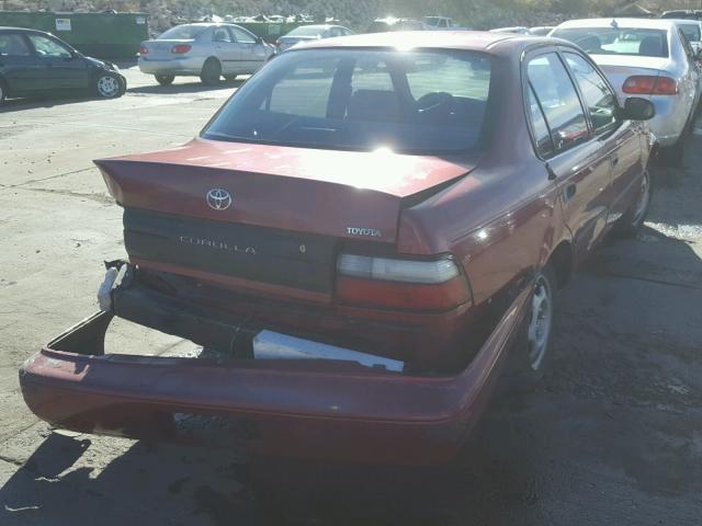 1NXBA02E0VZ518071 - 1997 TOYOTA COROLLA BA RED photo 4