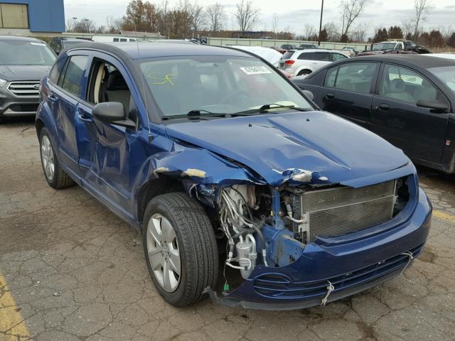 1B3HB48C99D182310 - 2009 DODGE CALIBER SX BLUE photo 1