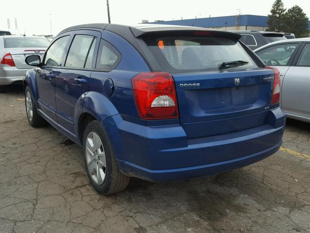 1B3HB48C99D182310 - 2009 DODGE CALIBER SX BLUE photo 3