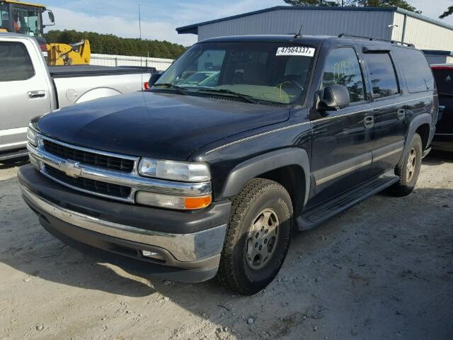 3GNEC16Z75G270796 - 2005 CHEVROLET SUBURBAN C BLACK photo 2