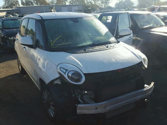 ZFBCFABH6EZ003205 - 2014 FIAT 500L EASY WHITE photo 1