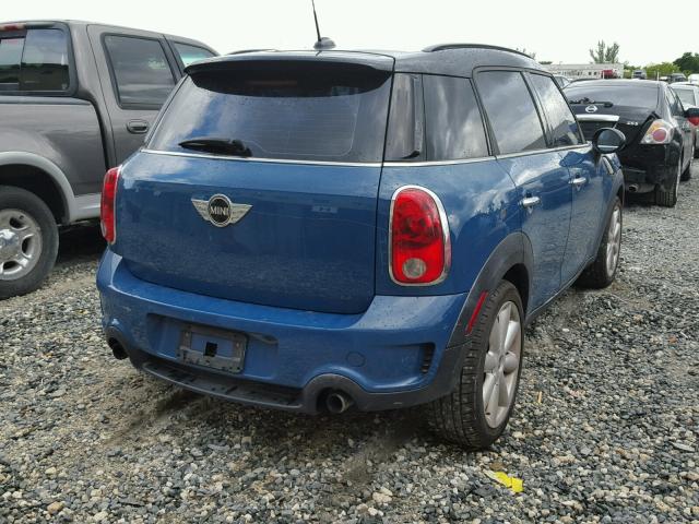 WMWZC3C52CWL83509 - 2012 MINI COOPER S C BLUE photo 4