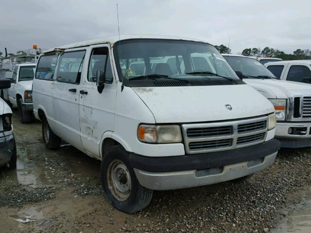 2B5WB35ZXVK564007 - 1997 DODGE RAM WAGON WHITE photo 1