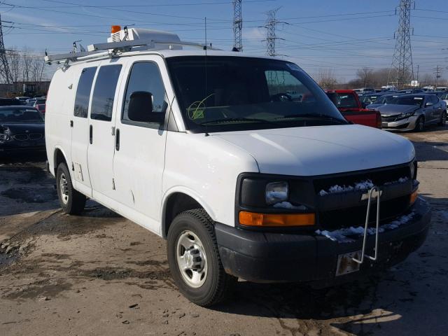 1GCGG25VX71173913 - 2007 CHEVROLET EXPRESS G2 WHITE photo 1