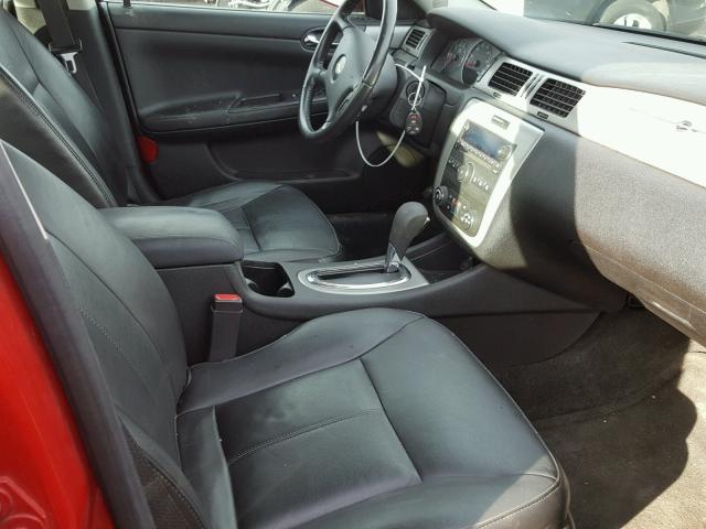 2G1WT58K281301527 - 2008 CHEVROLET IMPALA LT RED photo 5