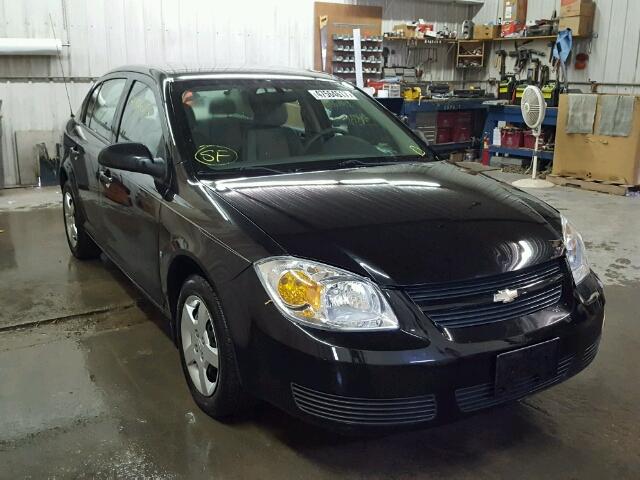 1G1AL58F177362091 - 2007 CHEVROLET COBALT LT BLACK photo 1