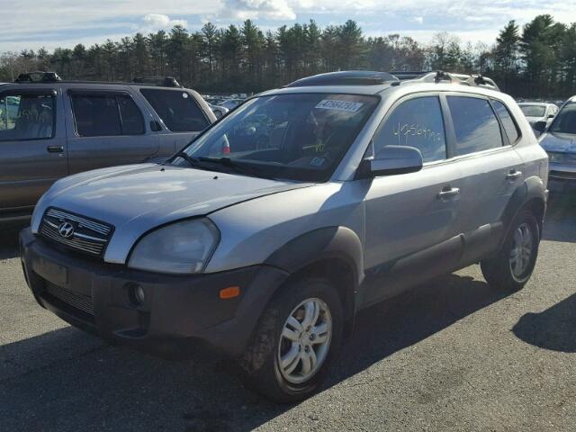 KM8JN72DX6U299167 - 2006 HYUNDAI TUCSON GLS SILVER photo 2