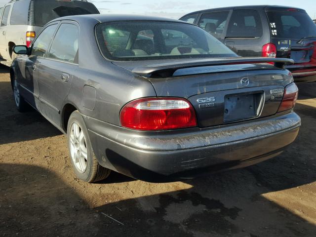 1YVGF22D3Y5139055 - 2000 MAZDA 626 ES GRAY photo 3