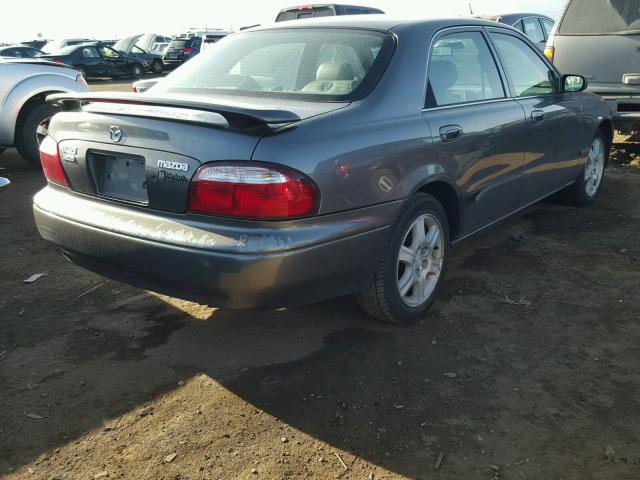 1YVGF22D3Y5139055 - 2000 MAZDA 626 ES GRAY photo 4