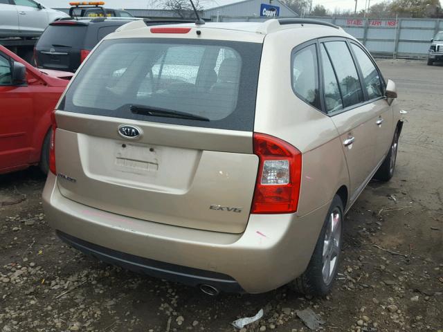 KNAFG526977057171 - 2007 KIA RONDO LX BEIGE photo 4