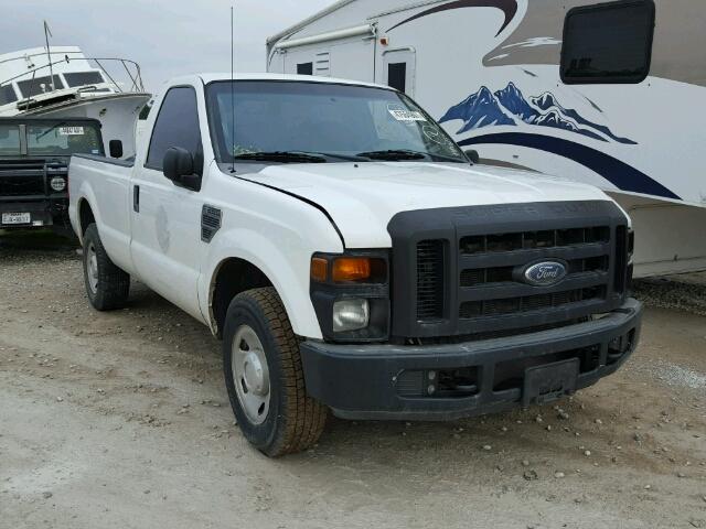 1FTNF20598ED28155 - 2008 FORD F250 SUPER WHITE photo 1