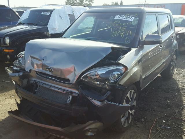 KNDJT2A67C7411515 - 2012 KIA SOUL + GRAY photo 2