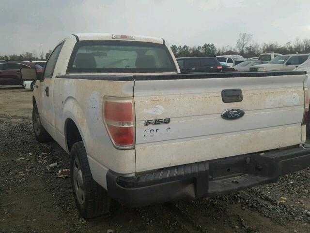 1FTRF12W69KC04834 - 2009 FORD F150 WHITE photo 3