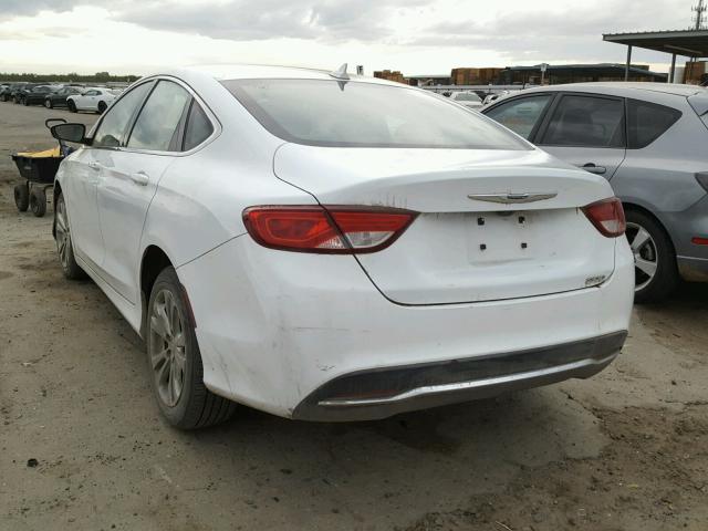 1C3CCCABXGN190123 - 2016 CHRYSLER 200 LIMITE WHITE photo 3