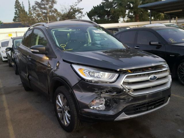 1FMCU0JD4HUA82480 - 2017 FORD ESCAPE TIT GRAY photo 1