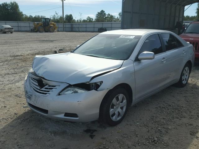 4T1BE46K47U578109 - 2007 TOYOTA CAMRY NEW SILVER photo 2