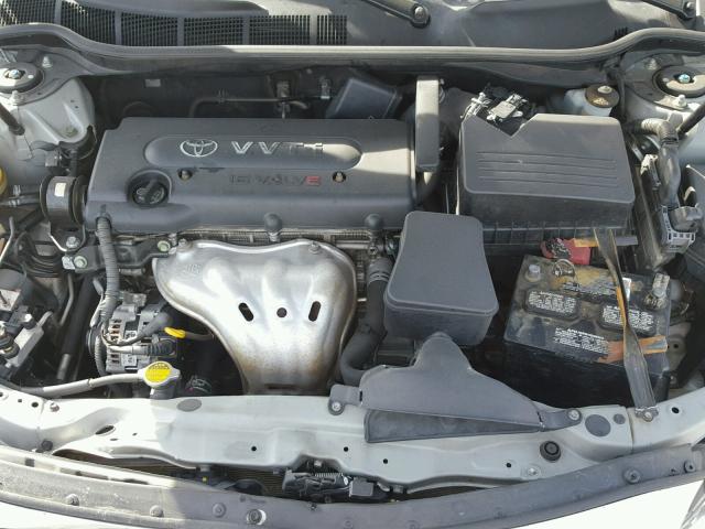 4T1BE46K47U578109 - 2007 TOYOTA CAMRY NEW SILVER photo 7