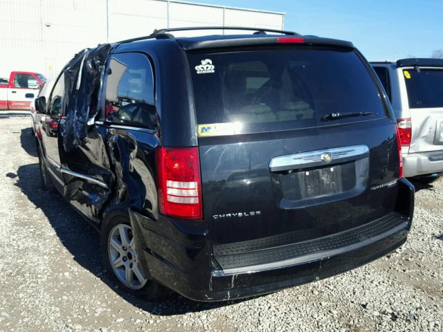 2A4RR5D11AR129444 - 2010 CHRYSLER TOWN & COU BLACK photo 3