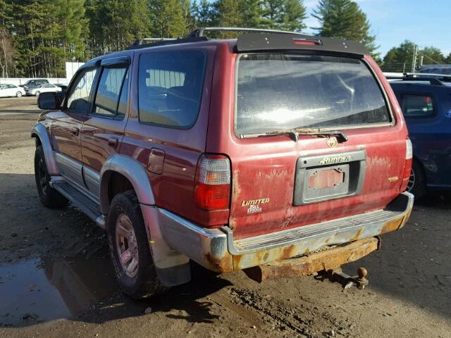 JT3HN87R3W0186525 - 1998 TOYOTA 4RUNNER LI MAROON photo 3