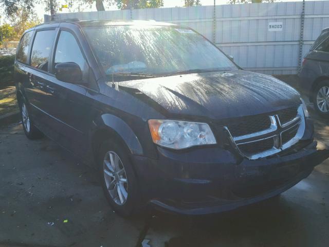 2C4RDGCG8DR758225 - 2013 DODGE GRAND CARA BLUE photo 1