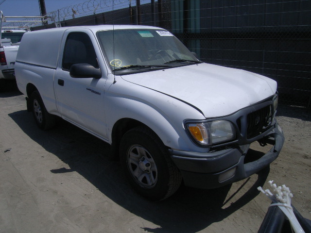 5TENL42N43Z204835 - 2003 TOYOTA TACOMA WHITE photo 1