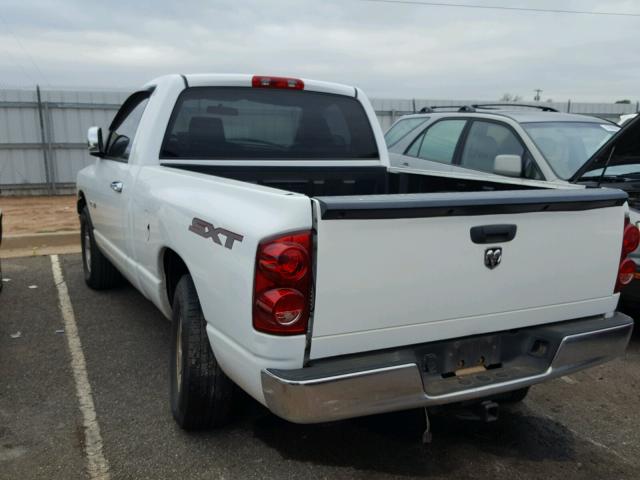 1D7HA16K58J229963 - 2008 DODGE RAM 1500 S WHITE photo 3