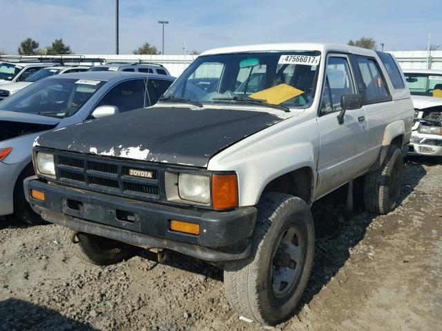 JT4RN62D5G0001893 - 1986 TOYOTA 4RUNNER RN WHITE photo 2