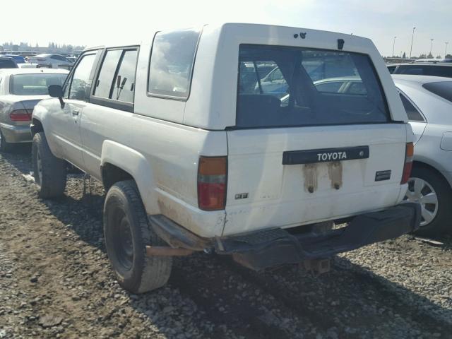 JT4RN62D5G0001893 - 1986 TOYOTA 4RUNNER RN WHITE photo 3