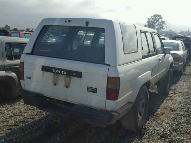 JT4RN62D5G0001893 - 1986 TOYOTA 4RUNNER RN WHITE photo 4