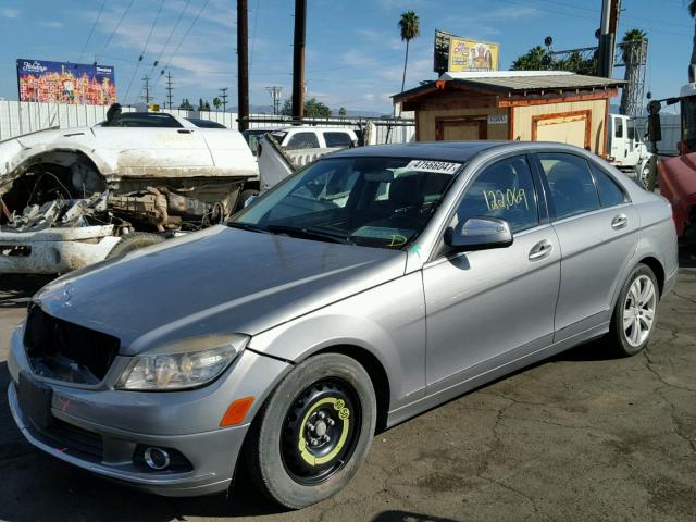 WDDGF54X49F241688 - 2009 MERCEDES-BENZ C 300 GRAY photo 2