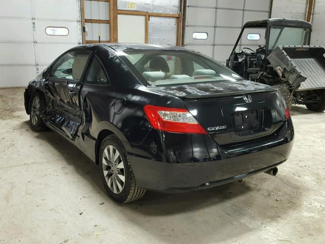 2HGFG118X9H504355 - 2009 HONDA CIVIC EX 黑色 照片 3