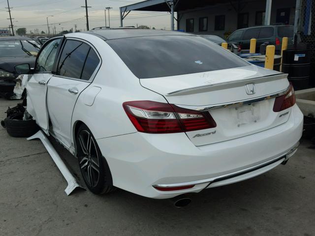 1HGCR2F62GA156122 - 2016 HONDA ACCORD SPO 白色 照片 3