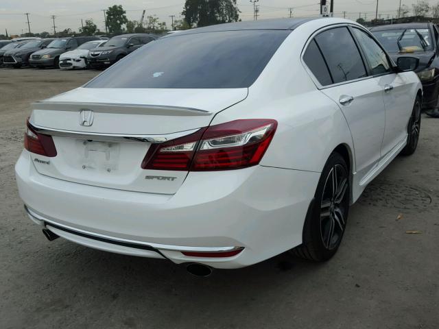 1HGCR2F62GA156122 - 2016 HONDA ACCORD SPO 白色 照片 4