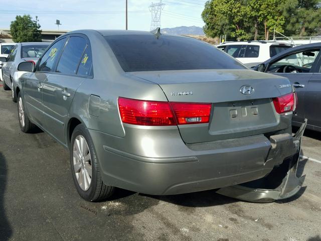 5NPET4AC2AH657643 - 2010 HYUNDAI SONATA GLS GREEN photo 3