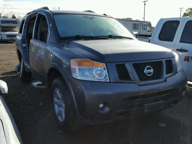 5N1AA0NCXBN612437 - 2011 NISSAN ARMADA SV GRAY photo 1