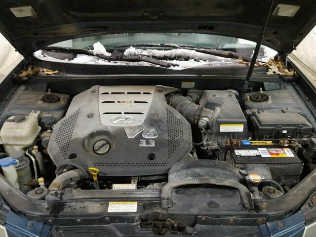 5NPEU46F26H125932 - 2006 HYUNDAI SONATA GLS BLUE photo 7