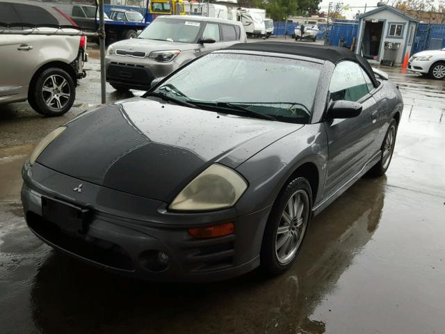 4A3AE75H23E023474 - 2003 MITSUBISHI ECLIPSE SP CHARCOAL photo 2