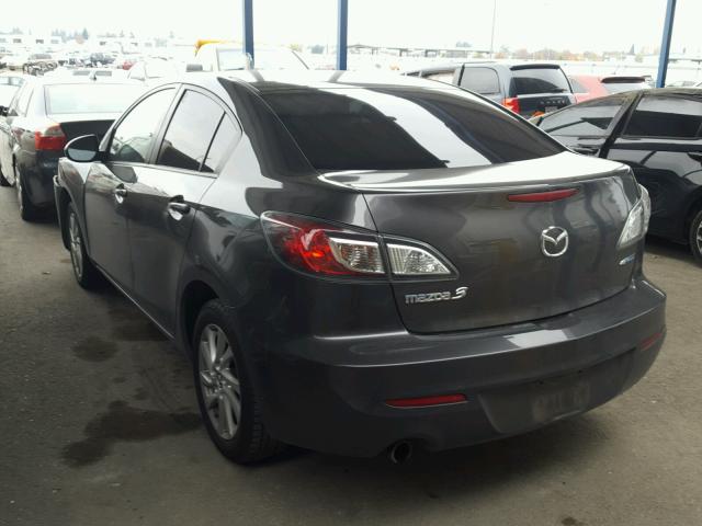 JM1BL1VP6D1756928 - 2013 MAZDA 3 I CHARCOAL photo 3