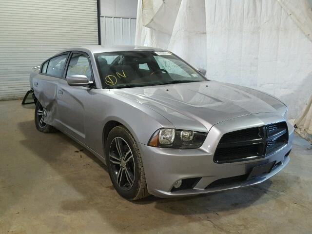 2C3CDXJG4EH335145 - 2014 DODGE CHARGER SX GRAY photo 1