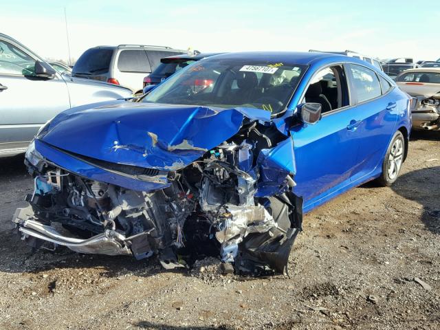 19XFC2F51GE089644 - 2016 HONDA CIVIC LX BLUE photo 2