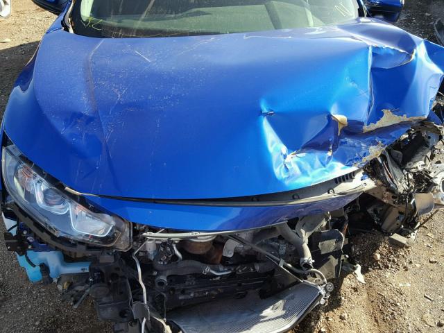 19XFC2F51GE089644 - 2016 HONDA CIVIC LX BLUE photo 7