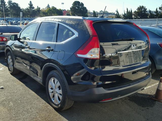 JHLRM3H72CC002238 - 2012 HONDA CR-V EXL 黑色 照片 3