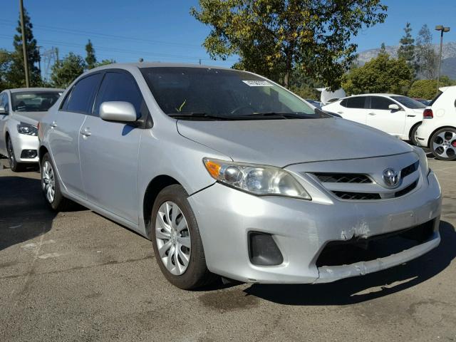 5YFBU4EE2CP046416 - 2012 TOYOTA COROLLA BA SILVER photo 1