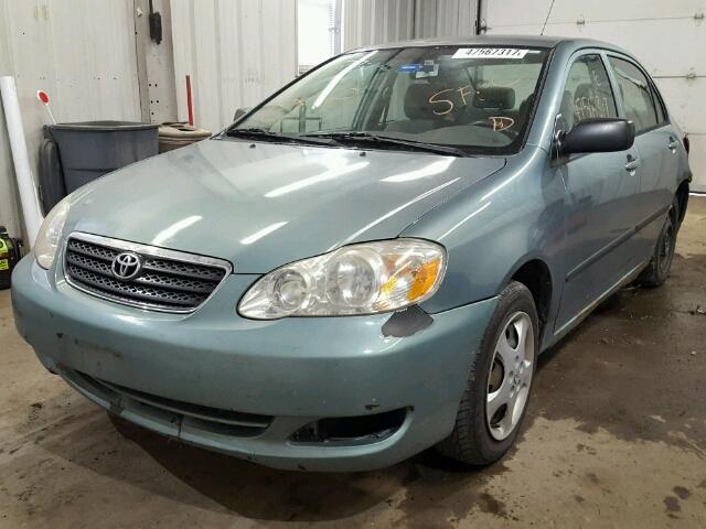 1NXBR32E25Z363582 - 2005 TOYOTA COROLLA CE GREEN photo 2