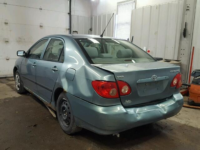 1NXBR32E25Z363582 - 2005 TOYOTA COROLLA CE GREEN photo 3